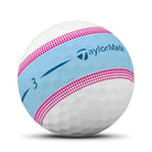 Tour Response Stripe (2022) Blue Pink Golf Balls Ball with logo